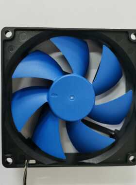 9225直流散热风扇 DC12V 9025蓝色叶片 摄影灯风扇 电源风扇