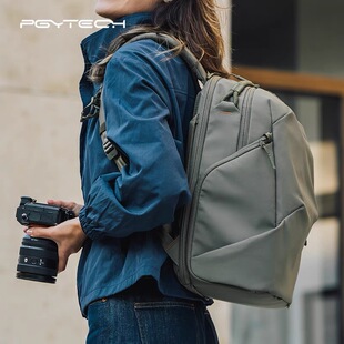 PGYTECH轻量化通勤背包蒲公英OneGoLite16L旅行户外摄影双肩收纳包一两镜22L大容量佳能富士微单相机包无人机