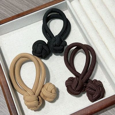 元气少女火龙果色发圈高马尾中国结扎头发绳甜美绑发头绳加粗耐用