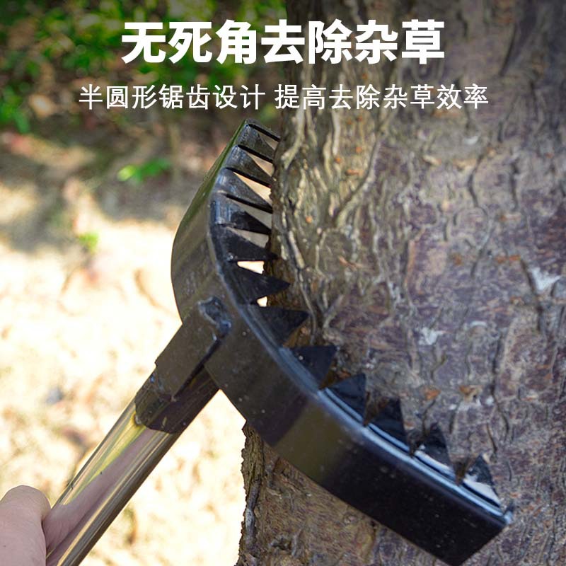 农用槟榔除藤神器除草锯齿加厚锰钢耙子工具树皮杂草齿耙锄草