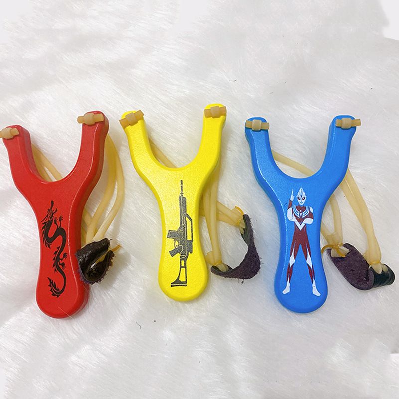 实木弹弓实木新手皮筋练手弓传统木质弹叉高精度木头圆皮子木架弓