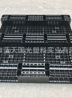 仓库储放通用型防静电川字型黑色卡板 防潮耐用耐摔川字卡板