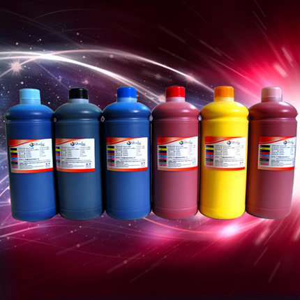 供应7600/9600免加热铜版纸专用颜料墨水 直印水性颜料墨水