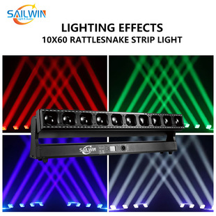 light 4in1 LED bar moving washer Zoom wall RGBW head 60W