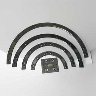 半圆环形导轨V型滚轮导轨25系列180度圆弧导轨200至600直径弧形轨