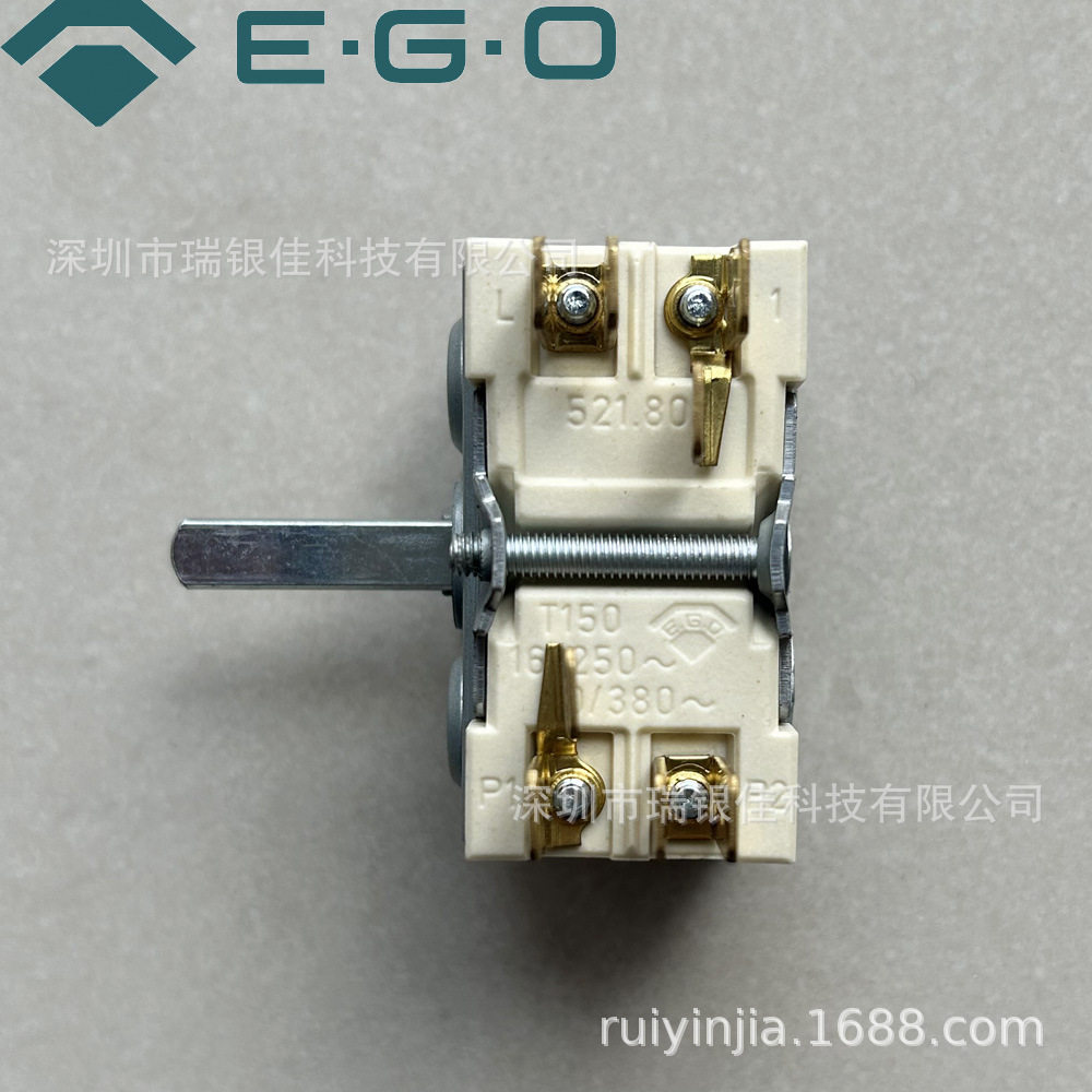 德国EGO档位开关 0-1-0-1档旋转一档电热炉开关 49.22015.000