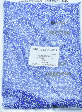 2023新款捷克玻璃珠preciosa宝仕奥莎11/0圆珠14色2mm散珠500克装