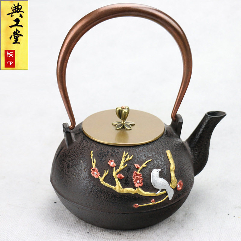 典工堂铁壶仿日本南部铸铁壶鹊立梅枝生铁壶 烧水壶 茶具茶壶批发,模玩/动漫/周边/娃圈三坑/桌游,文化/体育周边,淘宝优惠券,粉丝福利购,淘宝优惠卷