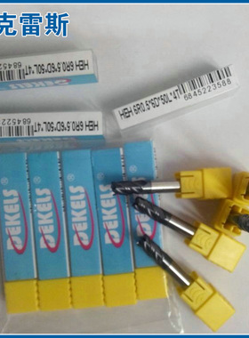 德国CNC钨钢圆鼻刀 65度高速钨钢涂层圆鼻刀HEH 6R0.5-6D-50L-4T