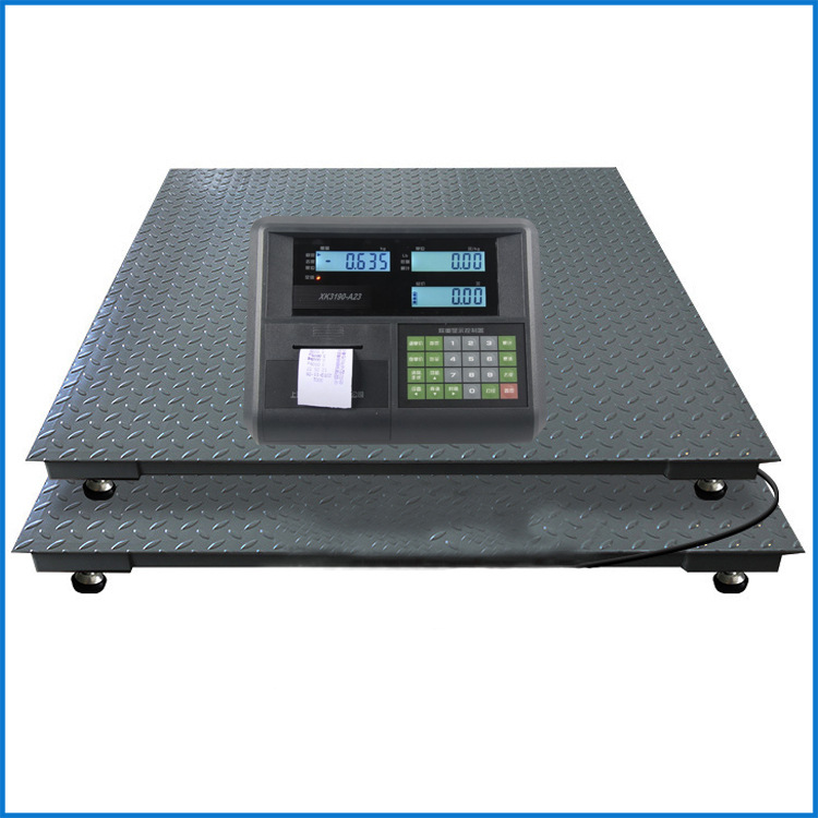 2000kg电子地磅打印磅单小地磅带计数计价计重称重电子小磅秤3吨