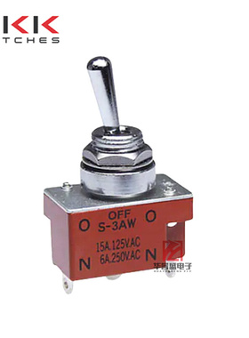 日本NKK S-3AW S3AW 3脚3档 摇臂开关