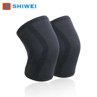 Neoprene士威大力士加厚潜水料运动健身举重深蹲护膝户外 7mm