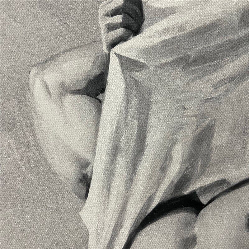 更衣肌肉男高清装饰画卧室挂画喷绘油画房间室内挂墙靠墙工作室