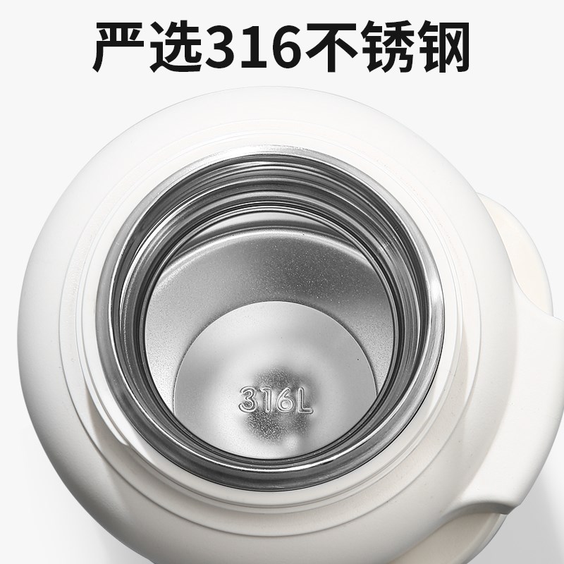 琪虎高档316不锈钢保温壶旅行车载水壶便携热水瓶家用学生保温杯