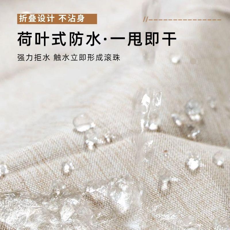 圆形可折叠浴帘卫生间磁吸防水布浴室免打孔加厚弧形淋浴隔断帘子