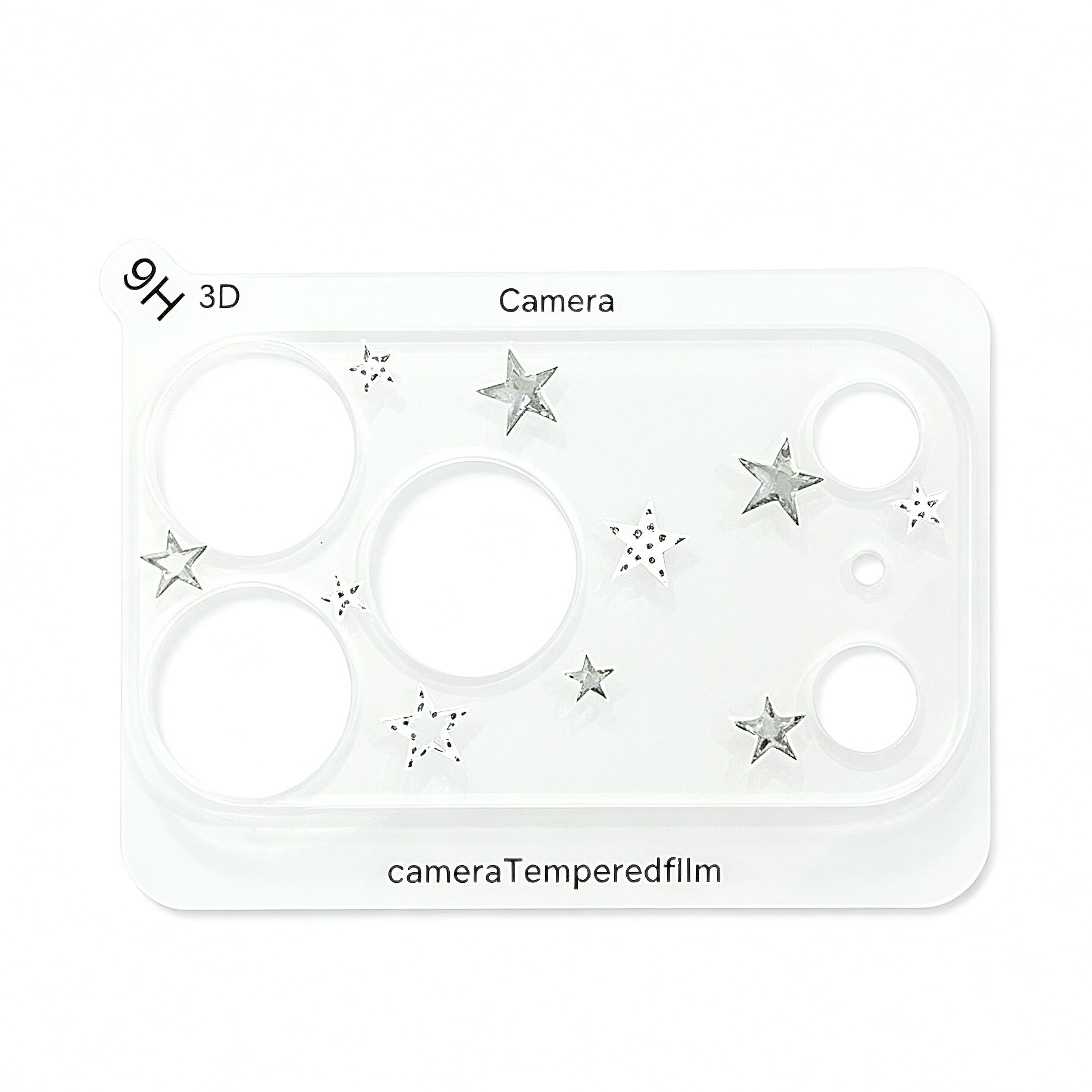 轻奢简约透明星星适用于苹果17Promax手机镜头保护膜个性iPhone18Pro镜头膜彩色星星17Pro全包18Promax少女心