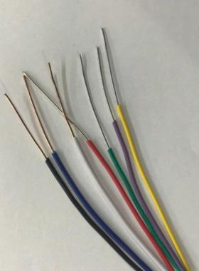 美标UL单股电子线1007单支线26 24 22AWG20 18 16AWG单芯镀锡铜线