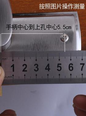 旧门换锁家用卧室房门锁把手室内门换锁5845锁体17孔距