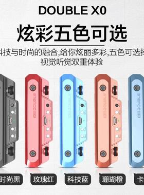 DOUBLE拾音器X0木吉他精民谣免开孔可打板专业演出加振电箱扩音