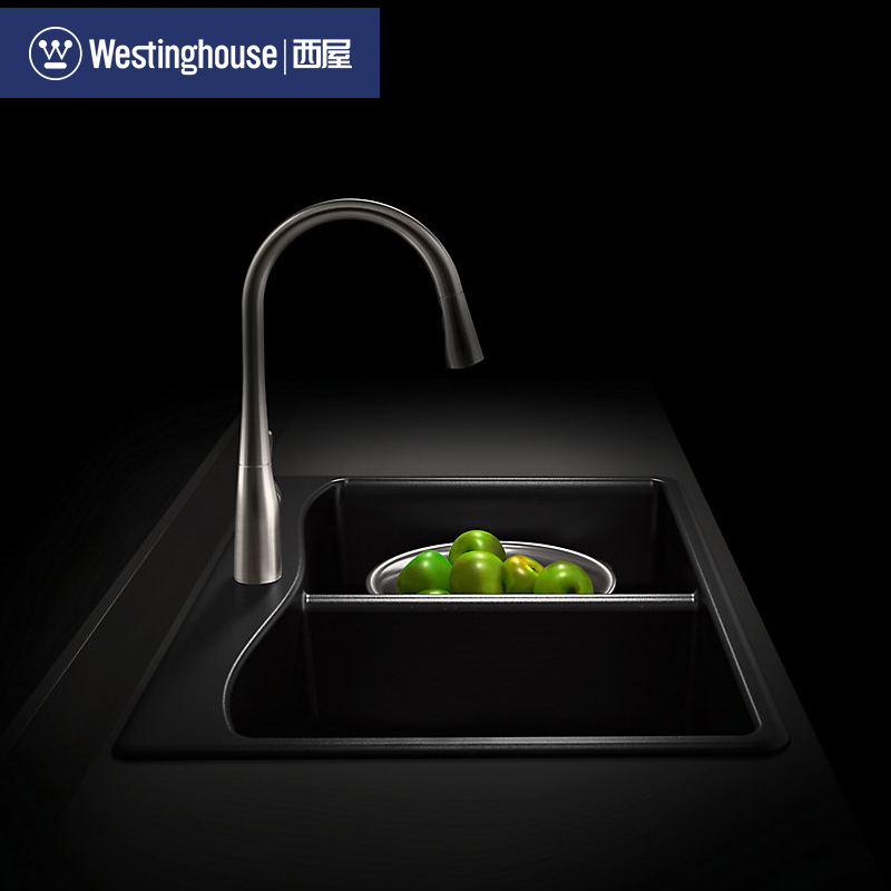 西屋5mm面板1.3mm盆胆304大单槽