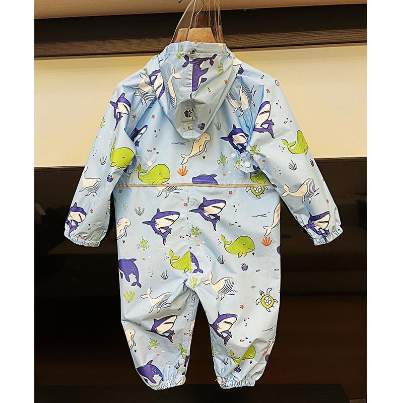 儿童连体雨衣雨裤套装男女童防雨防水服全身小童宝宝2023新款雨披