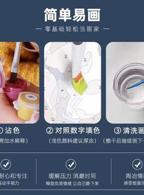 diy大话西游孙悟空紫霞仙子至尊宝手绘油彩高级客厅装饰