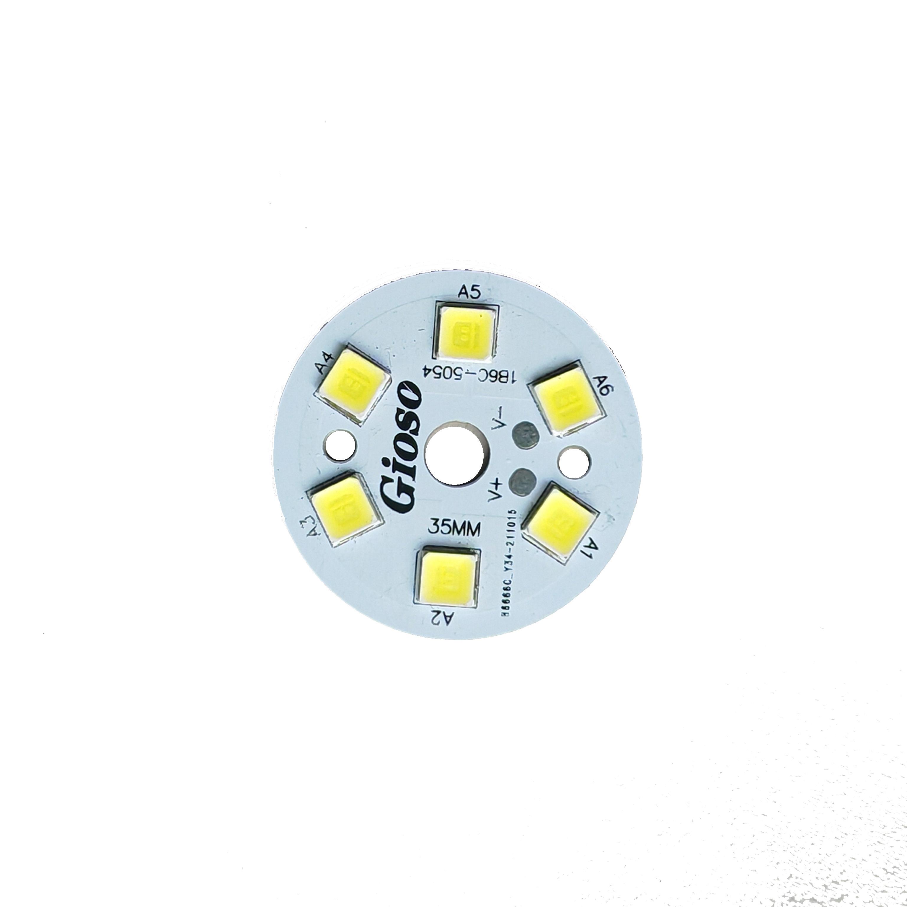 led圆贴片44mm5w暖白双色变光水晶灯餐厅灯光源5054灯珠配件灯芯