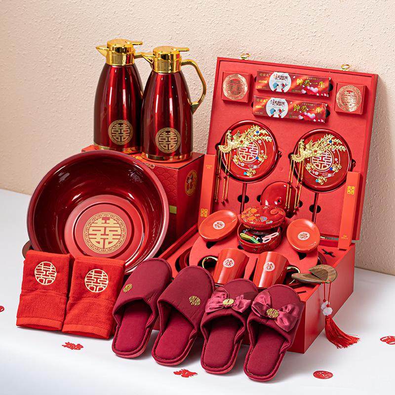 婚礼陪嫁用品套装结婚大全陶瓷高级洗漱婚庆备婚物品新娘嫁妆全套,节庆用品/礼品,婚房布置套装,淘宝优惠券,粉丝福利购,淘宝优惠卷