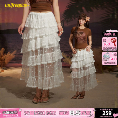 UNIFREEPLUS大码多层蓬蓬蛋糕裙