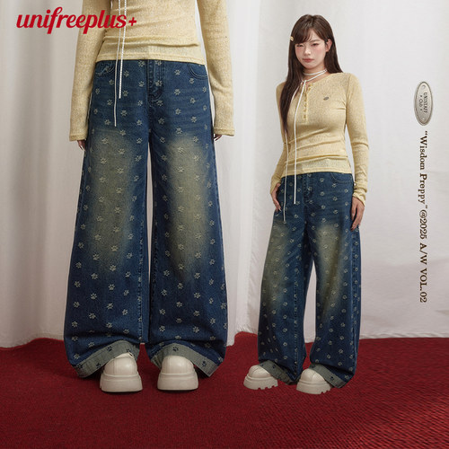 UNIFREEPLUS大码牛仔裤