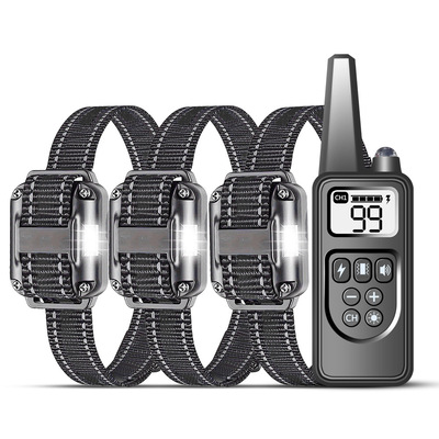 训狗器800米遥控范围最多可控三只狗三种训练模式宠物狗远控
