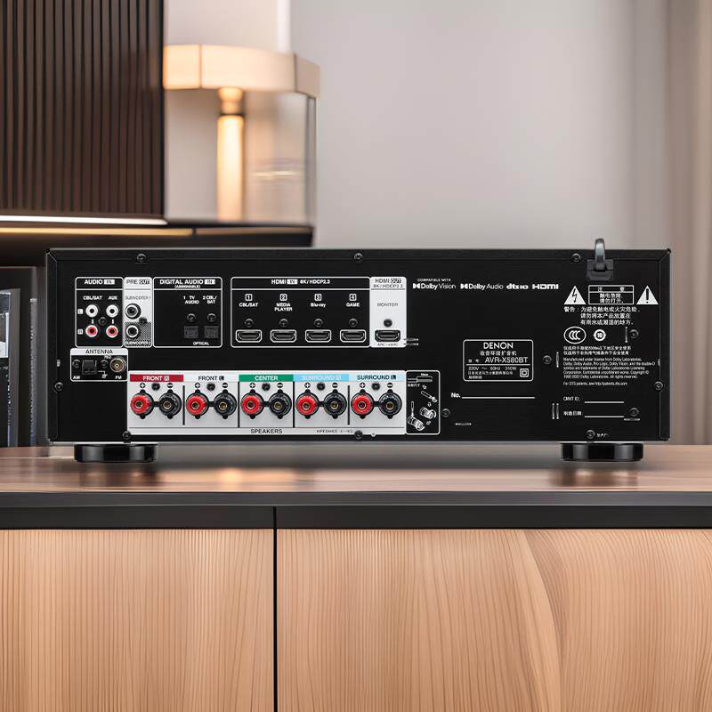 天龙DENON AVR-X580BT 功放家庭影院5.2声道AV功放机进口发烧级