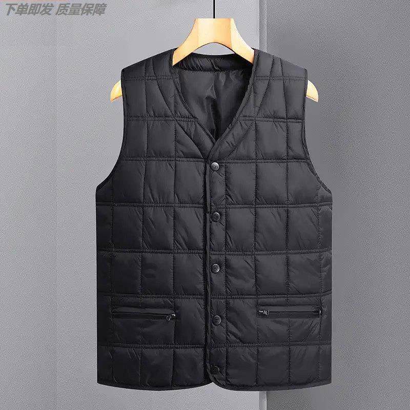 男士羽绒坎肩暖和马甲百搭秋冬季