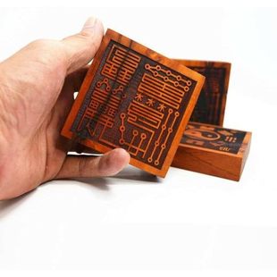 道老枣木六丁六甲符摆件六甲神印摆件法坛用品