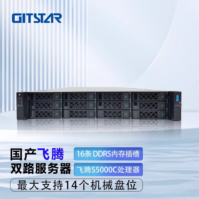 集特飞腾S5000C机架式2U服务器