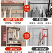 门口可坐鞋 换鞋 凳家用简易多功能衣帽架玄关置物架衣L架落地立式