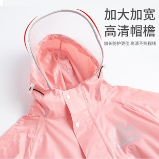 雨披 儿童雨衣上学男童女童带书包位全身防H暴雨中大童2024新款