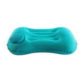 按压充气枕d头旅行枕便携成人户外露营沙发枕头腰垫长途护腰枕折