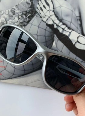 vintage机能千禧复q古y2K美学偏光眼镜冷酷霹雳少年街头土酷未来