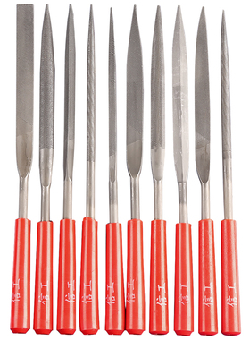 信工什锦锉刀套装木工小搓扁平z半圆形三角形方形锉刀金属打磨工