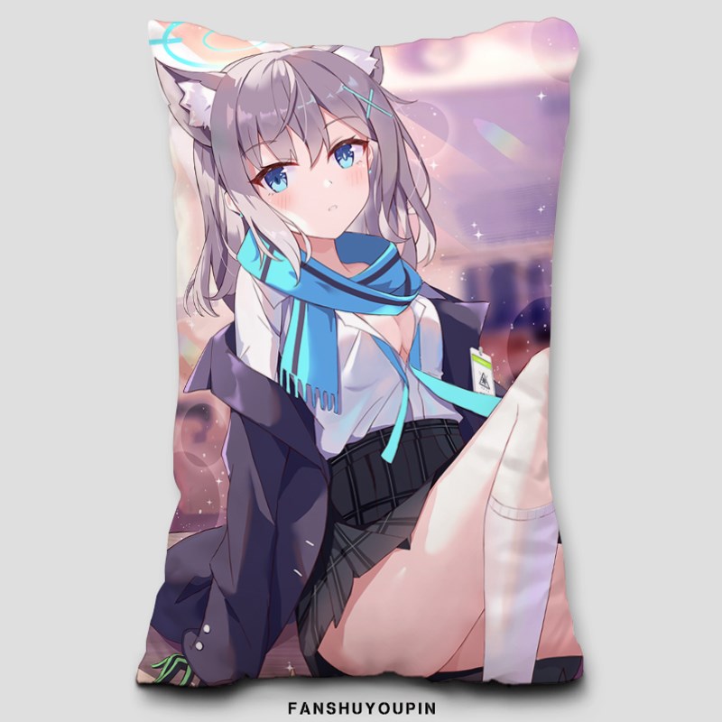 碧蓝档案白洲梓等身抱枕小鸟游星B野半身枕套宿舍男生睡觉枕头靠