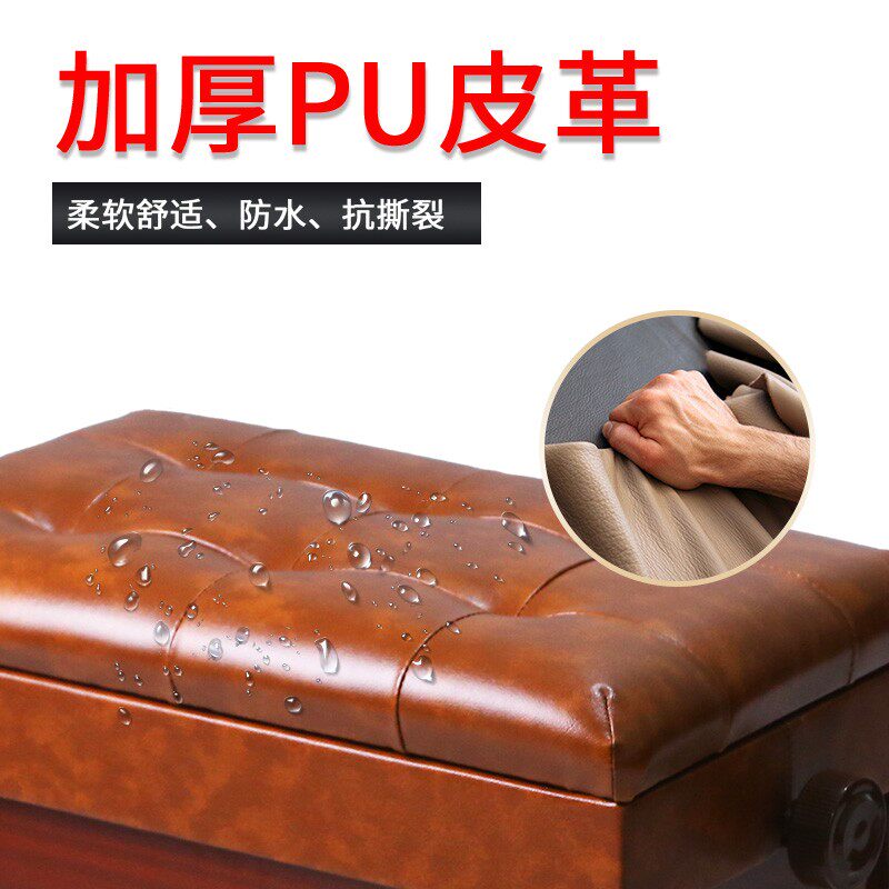 钢琴凳可升降调节儿童专用实木款单人双人古筝凳子V成人电钢琴椅