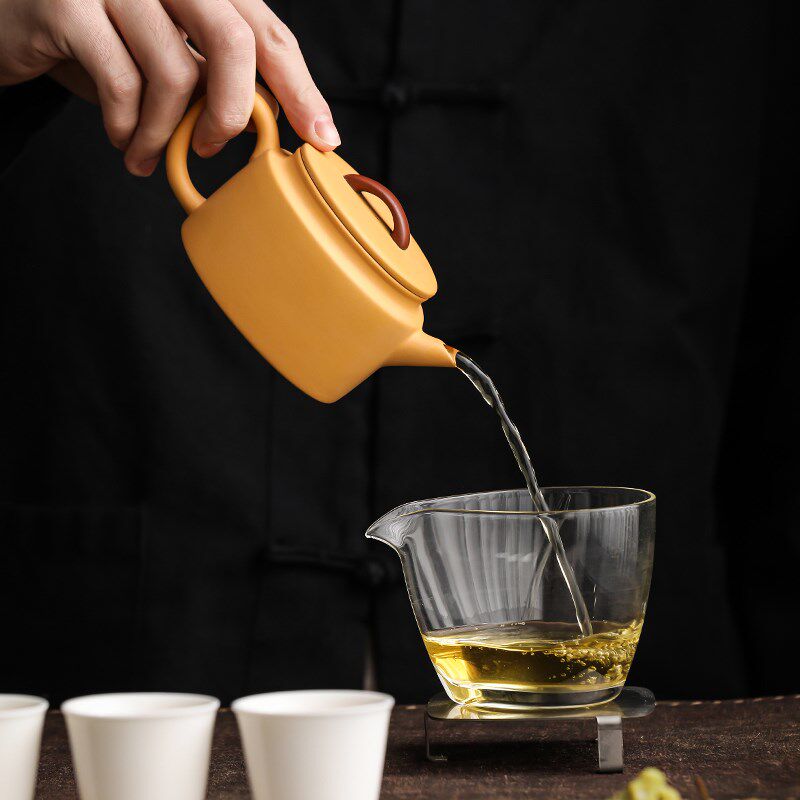 黄泥紫砂茶壶个人专用中式高档精致功夫茶水壶大容量茶具单壶定制