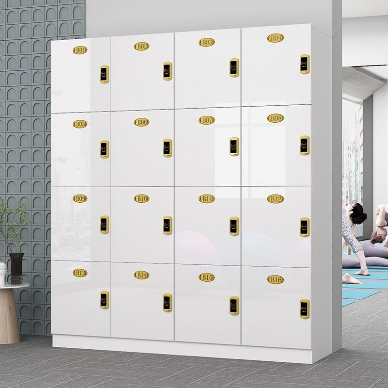 更衣柜员工柜密码锁四门六门瑜伽馆置物柜带锁定制洗浴中心收纳柜