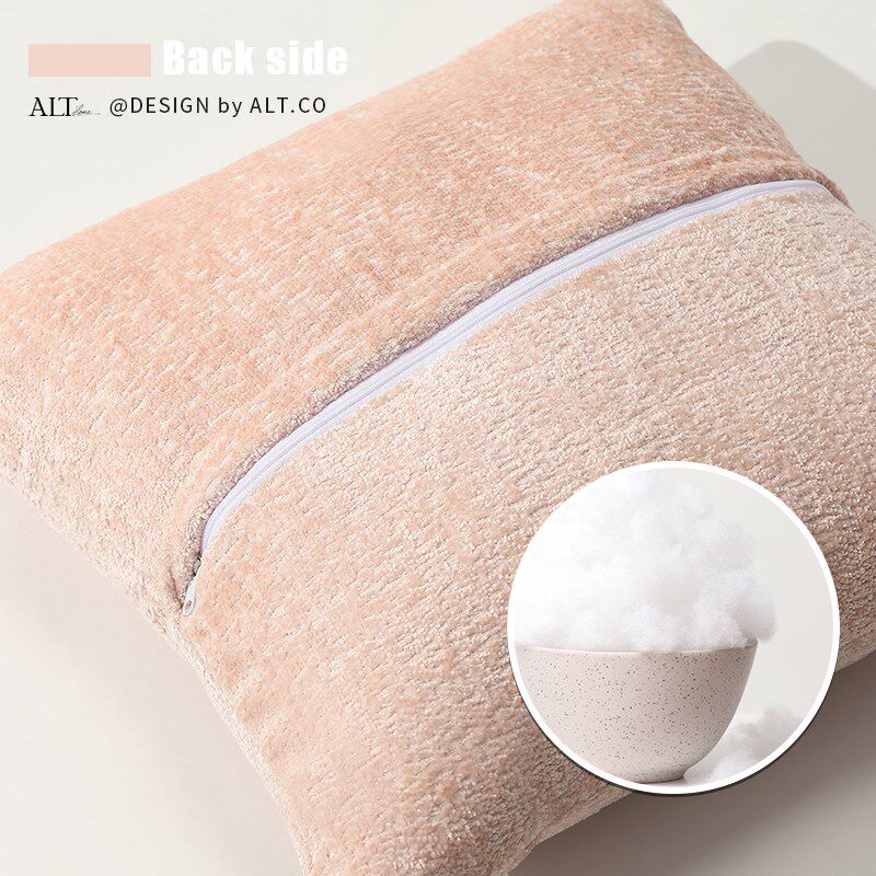 精选粉色高端沙发抱枕套不含芯客厅轻奢高级感靠背靠垫床上腰枕可