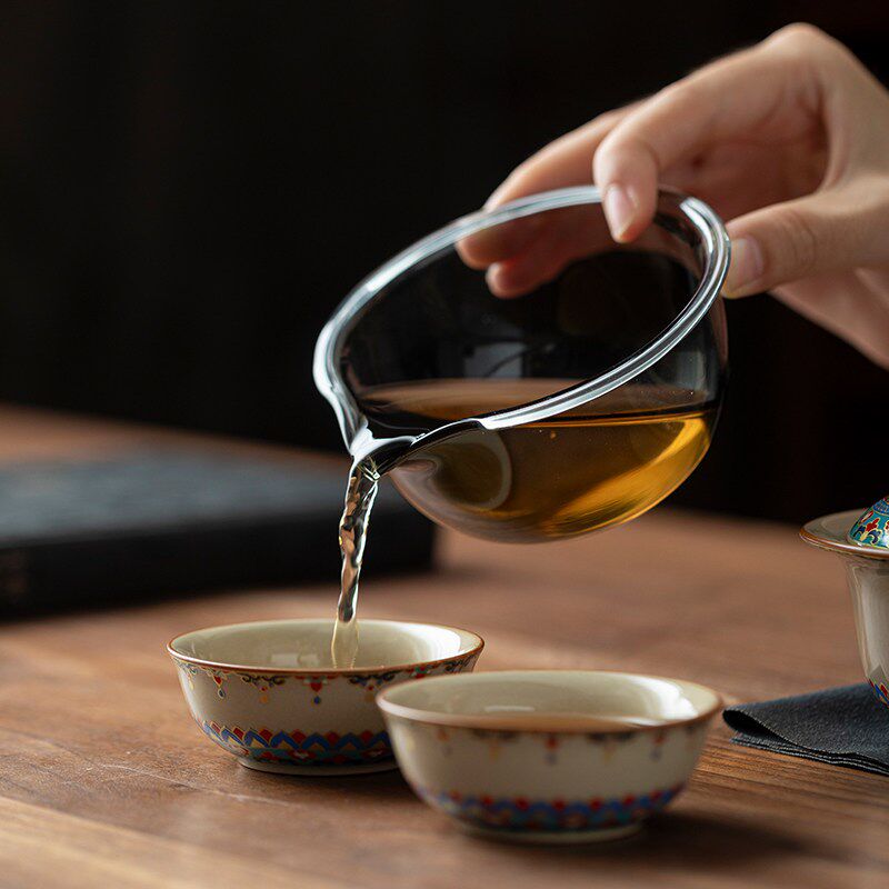 敦煌旅行茶具套装一壶三杯便携式快客杯盖碗户外露营泡茶壶茶杯子