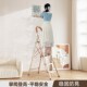 家用折叠梯子加厚铝合金多功能人字梯加宽四五步梯轻便伸缩用梯