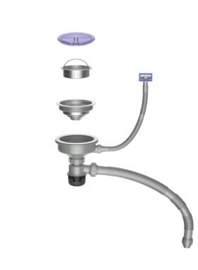 厨房洗菜池185配件洗菜盆后置超大器防臭矮款水槽管