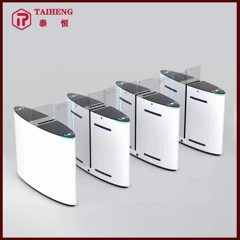 人行道闸一卡通实名制门禁系统玻璃闸机联锁快速安全屏障平移闸门