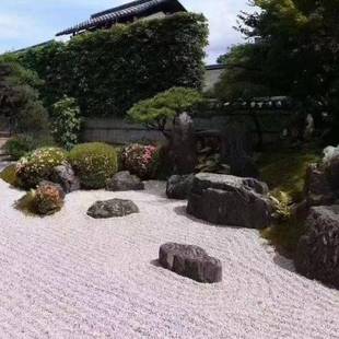 现货白色卵石水洗石胶粘石园林散铺白色碎石枯山水造景白色砾石